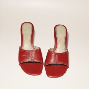 Fioni Cherry Red heels